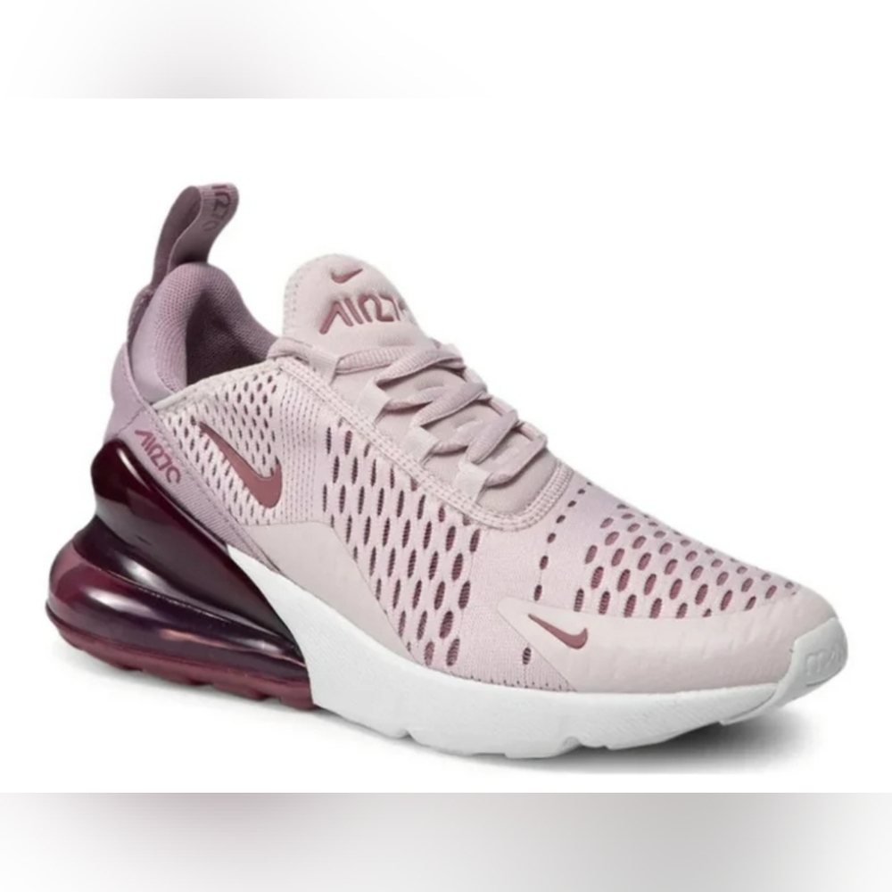 Nike Women's Air Max 270 Running Sneakers Pink 10